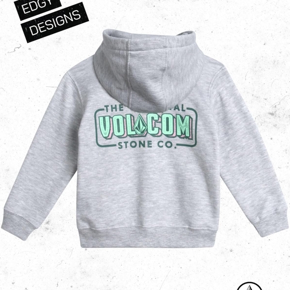 Volcom Little Boys Gray Tracksuit Set - Picture 4 of 7